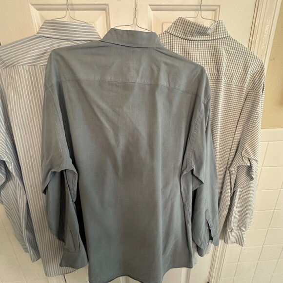 Lot of 3 Nordstrom Men’s Dress Shirts - Size 17-36 Tailored Fit - Picture 6 of 7